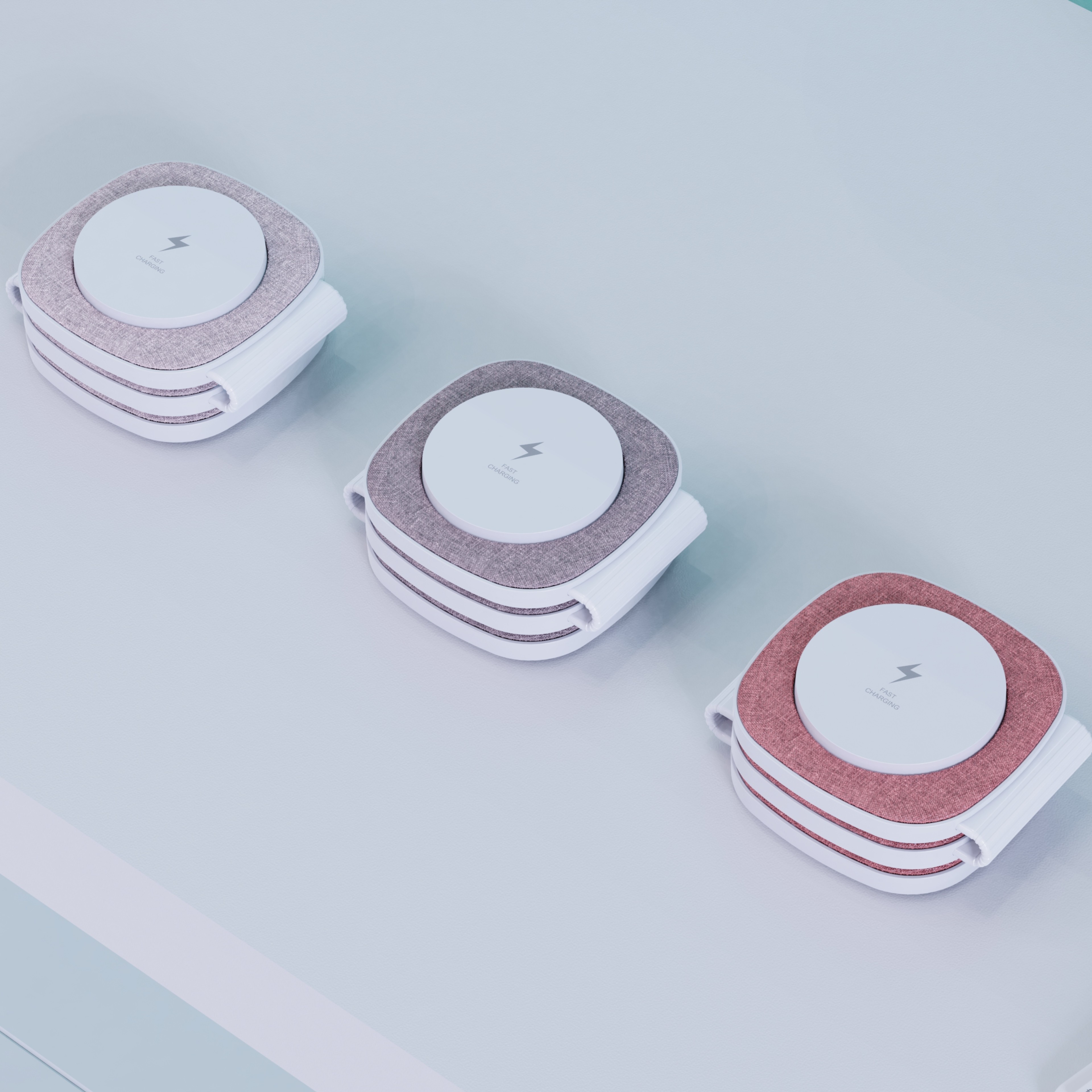 Unique 15W Newest Fabric Magnetic Portable 4 in 1 Fast Wireless Charger Holder for iphone 14 pro max wireless charger 3 in 1 fol