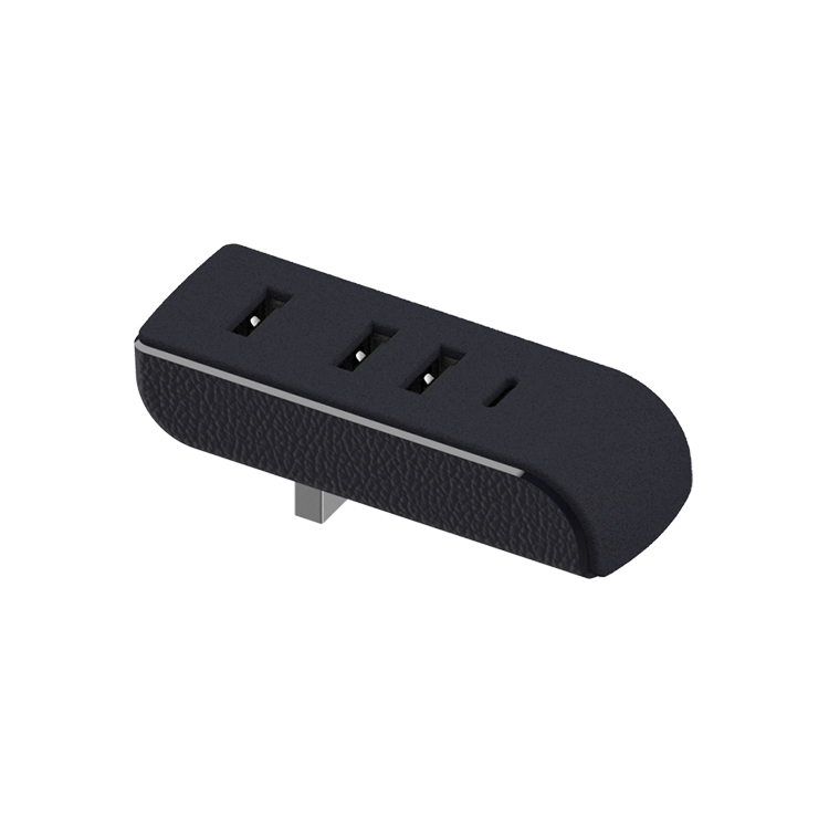 Glovebox USB Hub Ports for Tesla Model 3 Model Y USB Hub Adapter Charger with 3 USB and 1 Type C