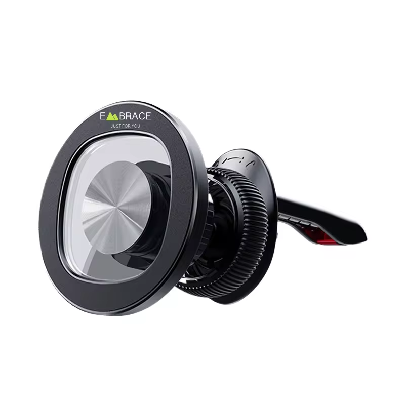New Arrival Metal Strong Magnetic Antifall Car Air Outlet Bracket 360 Rotation Portable Phone Mount for Secure Phone Mounting