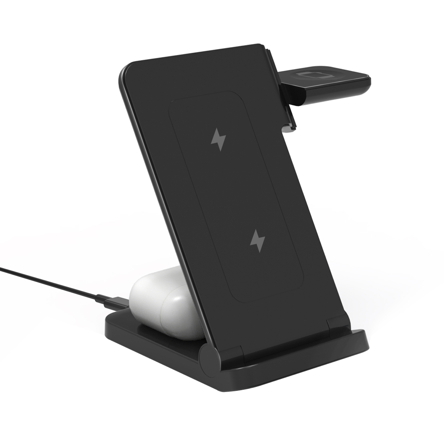 Good Price 3in1 Foldable Wireless Charger 15W Fast Charging Wireless Charger for Phones Watches and Earphones